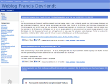 Tablet Screenshot of francisdevriendt.net